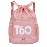 Mochila Bolsa Saco Red Place Esportiva Impermeável Anti Roubo ROSA