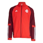 Jaqueta sem Capuz do Internacional Apresentação 24/25 adidas - Masculina VERMELHO