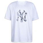 Camiseta New Era Plus Size Regular New York Yankees - Masculina BRANCO