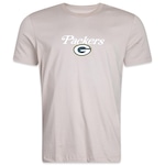 Camiseta New Era Regular Green Bay Packers Logo History - Masculina MARROM CLARO