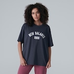 Camiseta New Balance Essentials 1906 - Feminina CINZA ESCURO