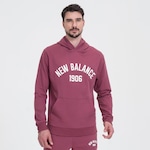 Blusão com Capuz New Balance Essentials 1906 - Masculino VERMELHO/VINHO