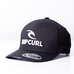 Boné Aba Curva Rip Curl Brand Stack Vc Sb - Snapback - Adulto PRETO