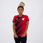 Camisa do Athletico Paranaense I 2020 Umbro - Feminina VERMELHO