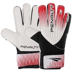 Luvas de Goleiro Penalty Futebol Delta Training XXIII - Infantil BRANCO/VERMELHO