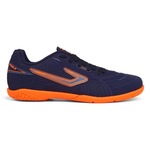 Chuteira Futsal Topper Drible Vi - Adulto AZUL ESC/LARANJA