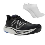 Kit Tênis New Balance Rebel V3 + Par de Meias - Feminino PRETO