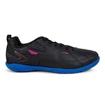 Chuteira Futsal Topper Capita Ii - Adulto PRETO/AZUL