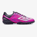 Chuteira Society Umbro Ultimate - Adulto ROSA/PRETO