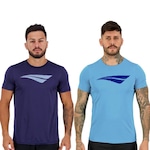 Kit de Camisetas Penalty X - Masculino - 2 unidades AZUL ESC/AZUL