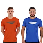 Kit de Camisetas Penalty X - Masculino - 2 unidades AZUL/LARANJA