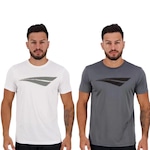 Kit de Camisetas Penalty X - Masculino - 2 unidades BRANCO/CINZA