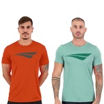 Kit de Camisetas Penalty X - Masculina - 2 unidades Laranja/Verde