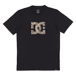 Camiseta Dc Shoes Dc Star Camo Fill - Masculina PRETO