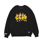 Blusão de Moletom Grizzly sem Capuz Sidelines Crewneck - Masculino PRETO