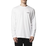 Camiseta Billabong Manga Longa Small Arch - Masculina BRANCO