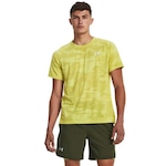 Camiseta de Treino Masculina Under Armour Streaker Speed Camo VERDE