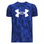 Camiseta de Treino Under Armour Tech Printed - Infantil AZUL