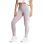 Calça Legging adidas 3 Stripes - Feminina ROXO CLARO