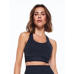 Top Fitness Bodyforsure Nadador Liso Step - Feminino PRETO