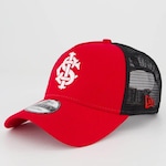 Boné Aba Curva New Era Internacional Trucker - Snapback - Adulto VERMELHO