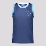 Camiseta Regata Cruzeiro Blooming - Infantil AZUL ESCURO