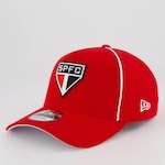 Boné Aba Curva do São Paulo New Era Spfc - Snapback - Adulto VERMELHO