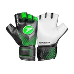 Luva de Goleiro Poker Futsal Indoor Training Focus - Adulto PRETO/VERDE