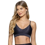 Top Fitness Run More Mini Glow - Feminino PRETO