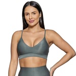 Top Fitness Run More Mini Glow - Feminino VERDE ESCURO