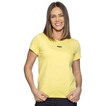 Camiseta Run More Relax - Feminina Amarelo/Preto