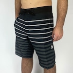 Bermuda Volcom Quarta Stripe - Masculina PRETO