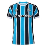 Camisa Masculina Umbro Grêmio 2023 Home Oficial N°10 AZUL/PRETO