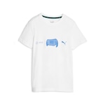 Camiseta Puma Graphic Mercedes-Amg Petronas Motorsport - Infantil BRANCO