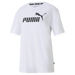 Camiseta Puma Essentials Logo Boyfriend - Feminina BRANCO