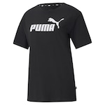 Camiseta Puma Essentials Logo Boyfriend - Feminina PRETO