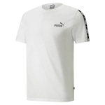 Camiseta Puma Essentials+ Tape - Masculina BRANCO