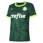 Camisa do Palmeiras Jogador Home Puma - Feminina VERDE ESCURO