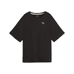 Camiseta Puma Boyfriend Animal Remix - Feminina PRETO