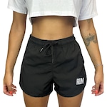 Bermuda Shorts Feminino Corrida Elastano Premium Wss Run Minimalist PRETO