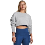 Blusão Under Armour Essential Crew - Feminino CINZA