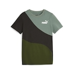 Camiseta Puma Power Cat - Infantil VERDE ESCURO