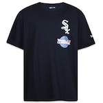 Camiseta New Era Plus Size Regular Chicago White Sox - Masculina PRETO