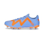 Chuteira de Campo Puma Future Play FG/AG WNS - Adulto AZUL CLA/LARANJA