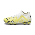 Chuteira de Campo Puma Future Match Fg/Ag - Adulto BRANCO/AMARELO