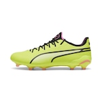 Chuteira de Campo Puma King Ultimate - Adulto AMARELO CLA/PRETO