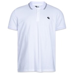 Camisa Polo New Era Premium Cap Frontal - Masculina BRANCO