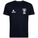 Camiseta New Era Regular Las Vegas Raiders Club House - Masculina PRETO