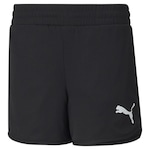 Shorts Puma Active - Infantil PRETO