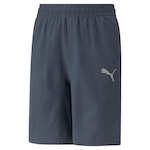 Shorts Puma Active Sports Woven - Infantil CINZA